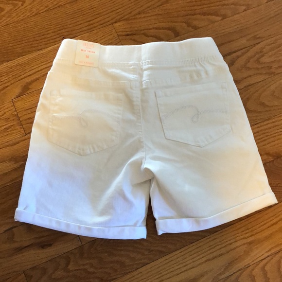 White Justice mid thigh jean shorts - Picture 3 of 3